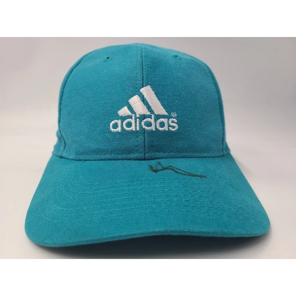 Vintage Adidas Snapback Hat Cap Cotton Casual Sports Logo Men‎ Women Blue White